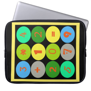 Funky Weird Mathe Summen Laptop Hülle Laptopschutzhülle