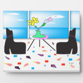 Funky Whimsical Colorful Miami, Grafik Fotoplatte (Vorderseite)
