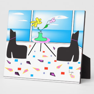 Funky Whimsical Colorful Miami, Grafik Fotoplatte