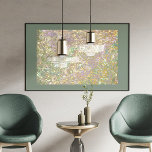 Funky Whimsical Gold Wavy Wirbel Art Pattern Foliendrucke<br><div class="desc">Schönes zeitgenössisches Salbei grün, rosa, aquamarin, violett, lavender lila, mauve taupe, und echtes goldfarbenes Retro abstrakte geometrische Wellen und Wirbel Muster. Elegantes, stilvolles und eklektisches minimalistisches Design für den künstlerischen Innenarchitekten, den künstlerischen Dekorator, den beliebten angesagten Trendsetter, den Vintagen Retro-Stil oder den abstrakten geometrischen Motiv-Liebhaber. Entdecken Sie dieses Design mit...</div>