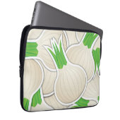 Funky white onions laptopschutzhülle (Vorne Rechts)