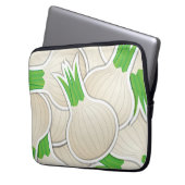Funky white onions laptopschutzhülle (Vorderseite Links)