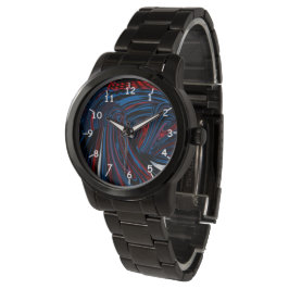 Funky Wirbel Armbanduhr