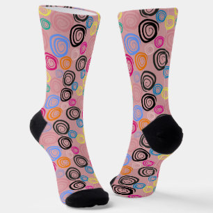 Funky Wirbel Socken