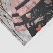 Funky Wired Cats Decoupage Seidenpapier (Ausschnitt)