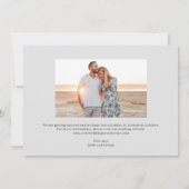 Funky Writing Editable Color Save The Date Karte (Rückseite)