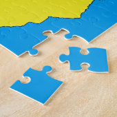 Funky Yellow Africa Map Puzzle (Seite)