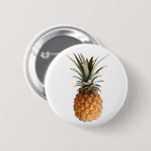 Funky Yummy Ananas-Knopf-Button Button (Vorne & Hinten)