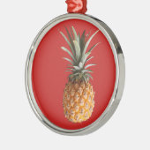 Funky Yummy Pineaple Ornament Aus Metall (Links)