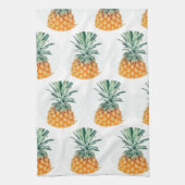 Funky Yummy Pineapples Geschirrtuch (Vertikal)