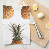 Funky Yummy Pineapples Geschirrtuch (Viertel Falte)