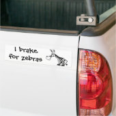 Funky Zebra-Cartoon Autoaufkleber (Auf Lkw)