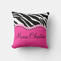 Funky Zebra-Kissen