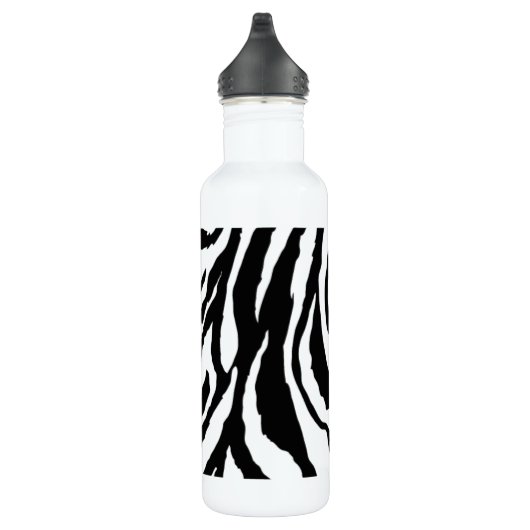 Funky Zebra Print Gym Trinkflasche (Rechts)