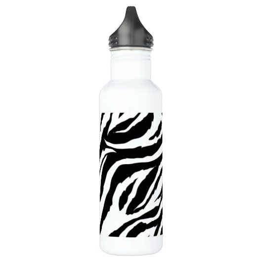 Funky Zebra Print Gym Trinkflasche (Links)