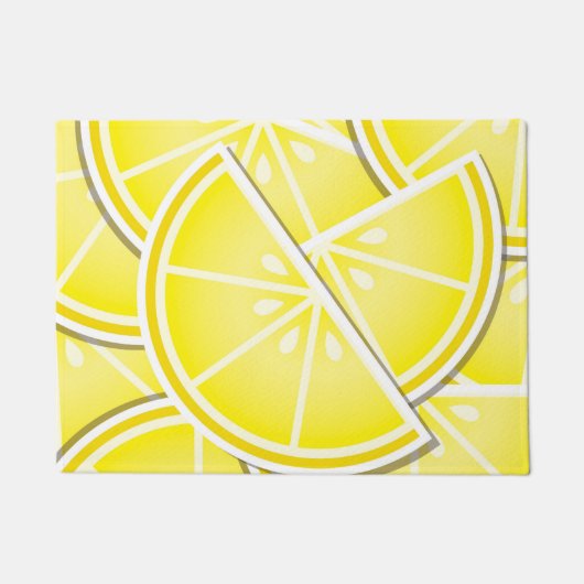 Funky Zitronenkeile! Fußmatte (Vorderseite)