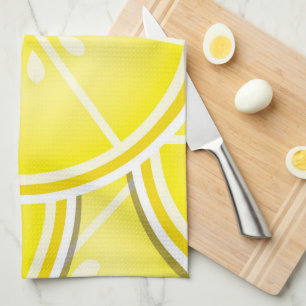Funky Zitronenkeile! Handtuch