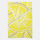 Funky Zitronenkeile! Handtuch (Vertikal)