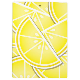 Funky Zitronenkeile! Klemmbrett