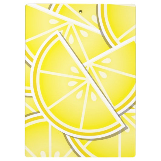 Funky Zitronenkeile! Klemmbrett (Rückseite)