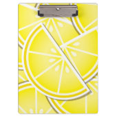 Funky Zitronenkeile! Klemmbrett (Vorderseite)