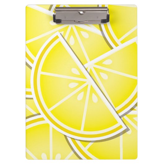 Funky Zitronenkeile! Klemmbrett (Vorderseite)