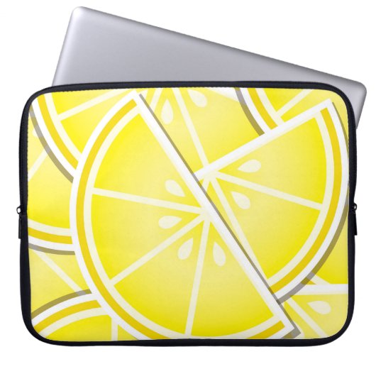 Funky Zitronenkeile! Laptopschutzhülle (Vorderseite)