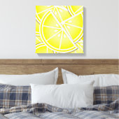 Funky Zitronenkeile! Leinwanddruck (Insitu (Schlafzimmer))