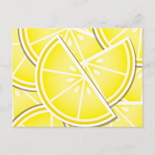 Funky Zitronenkeile! Postkarte (Vorderseite)