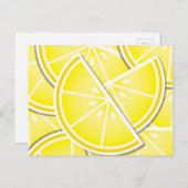Funky Zitronenkeile! Postkarte (Vorne/Hinten)