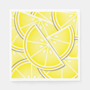 Funky Zitronenkeile! Serviette