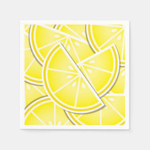 Funky Zitronenkeile! Serviette