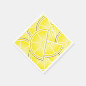 Funky Zitronenkeile! Serviette (Ecke)