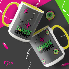 Funky Zombie Antidote XOXO zur Liebe von Kaffee Tasse