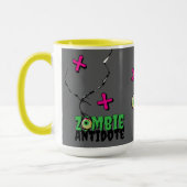 Funky Zombie Antidote XOXO zur Liebe von Kaffee Tasse (Links)