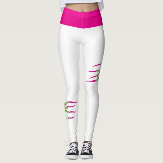 Funky Zombie Attack! Zombie Ripped Leggings (Vorderseite)