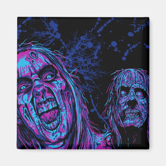 Funky Zombies Magnet (Vorne)