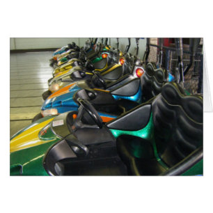 Funland Bumper Cars RehoBeide Beach Foto Card