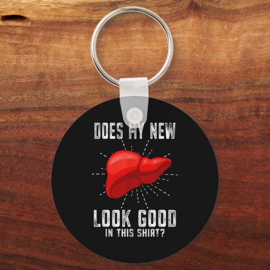 Funn My New Liver Liver Transplant Schlüsselanhänger (Vorderseite)