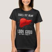 Funn My New Liver Liver Transplant T-Shirt (Vorderseite)