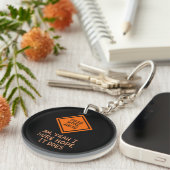 FUNNE QUOTEN: Künftige Arbeit Schlüsselanhänger (Vorderseite rechts)