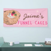 Funnel Cakes Food Truck Baker Business Banner (Messe)