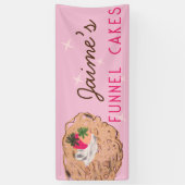 Funnel Cakes Food Truck Baker Business Banner (Vertikal)