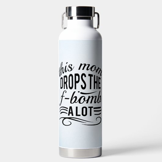 FUNNES UND SARKASTISCHES SPRICHWORT TRINKFLASCHE (Vorderseite)