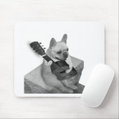 funnfrenchbulldog-guitar-items mousepad (Mit Mouse)