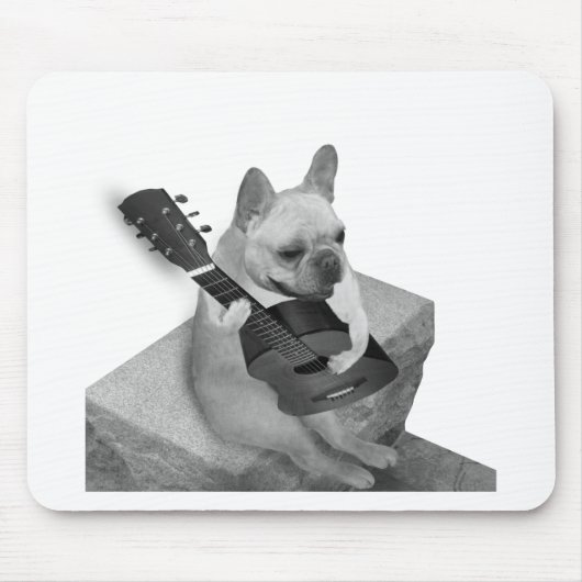 funnfrenchbulldog-guitar-items mousepad (Vorne)
