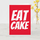 FUNNIERENDE GEBURTSTAGSKARTEN ESSEN CAKE KARTE (Gelbe Blume)