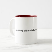 Funnies Zweifarbige Tasse (Vorderseite Links)