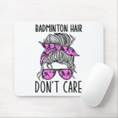 Funnny Badminton Player and Lover - Shuttle Badmin Mousepad (Mit Mouse)