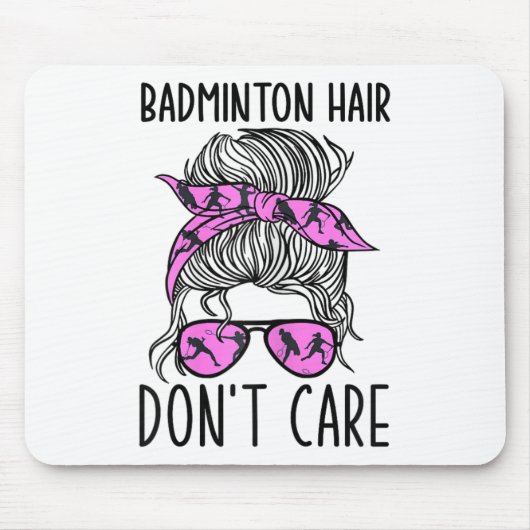 Funnny Badminton Player and Lover - Shuttle Badmin Mousepad (Vorne)